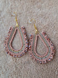 Beaded Luxury Teardrop Earrings " Delavour "