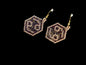 Beaded Luxury Brick Stitch Earrings Cancer