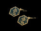 Beaded Luxury Brick Stitch Earrings Scorpio